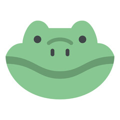 frog animal face avatar zoo