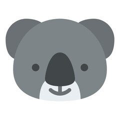 koala animal face avatar zoo © iconixar