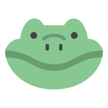 frog animal face avatar zoo