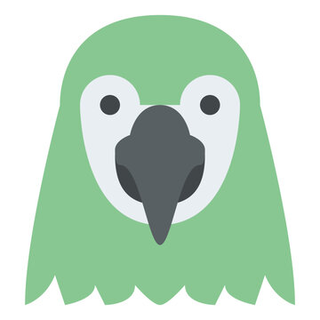 parrot animal face avatar zoo