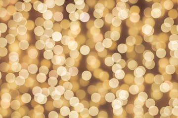 Abstract yellow lights blur background