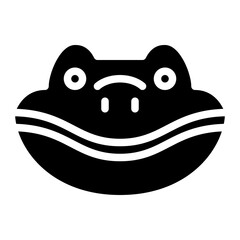 frog animal face avatar zoo