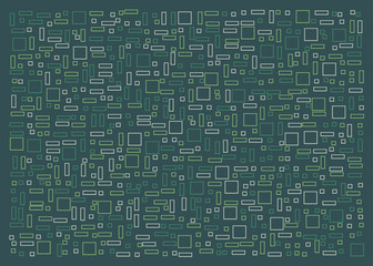 Obraz premium Offset Quads generative art background art illustration