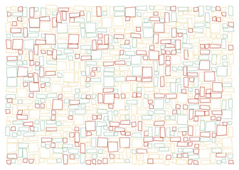 Obraz premium Offset Quads generative art background art illustration