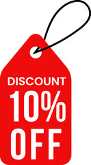 Price tag sale banner ribbon