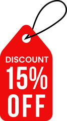 Price tag sale banner ribbon