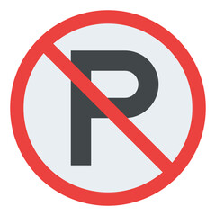 no parking traffic sign