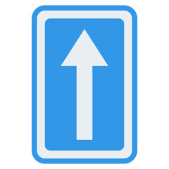 one way traffic sign