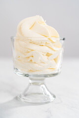 Homemade whipped cream