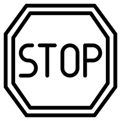 stop traffic sign