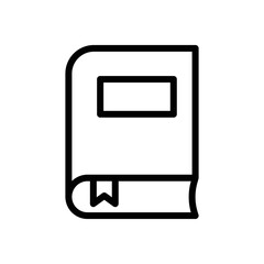 Obraz premium Book Icon Vector Design Template