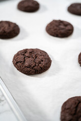 Peppermint White Chocolate Cookies