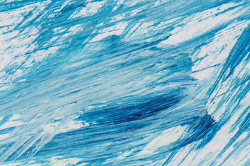 Blue paint texture background blue color