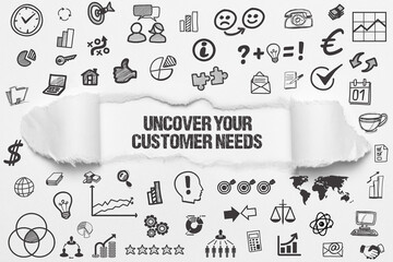 uncover your customer needs	