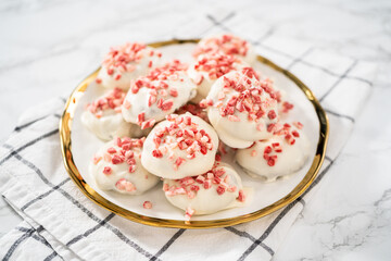 Peppermint White Chocolate Cookies