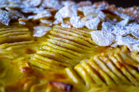 close up of a piece of cake