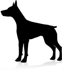 Dog Silhouette Pet Animal