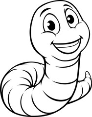 Caterpillar Cartoon Character