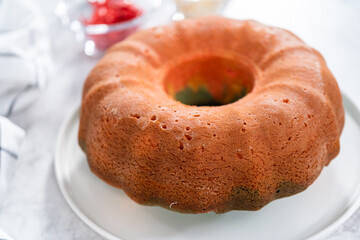 July 4th bundt cake