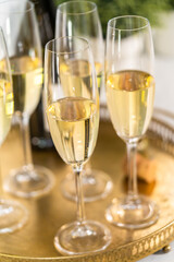 Champagne glasses