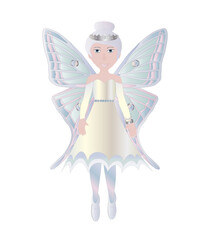fairy queen of winter- white fairy