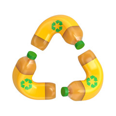 Bouteille plastique recyclable