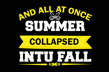 Autumn Fall T Shirt Design