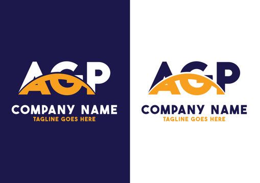 Letter AGP logo design vector template, AGP logo