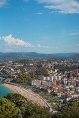landscape photography of San Sebastian, la concha beach, spain