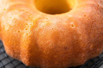 Lemon cranberry bundt cake