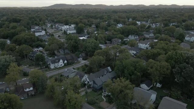 Nashville neighborhood aerial