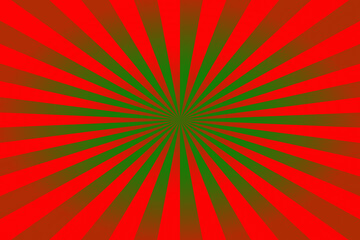 Green to Red Starburst Background