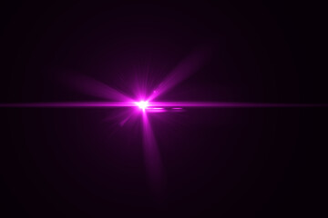 Obraz premium Beautiful optical lens flare effect Golden sun light