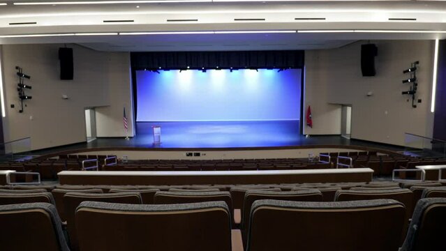 Auditorium stage and seating