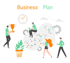 Business plan analytics finance strategy People