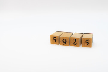 木ブロック　数字　Number　ナンバー　
