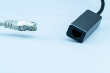 Ethernet RJ 45 LAN To USB, network adapter for tv or computer and network cable rj 45