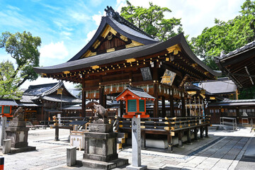 Fototapeta premium 夏に参拝した猪を祀る京都市の護王神社