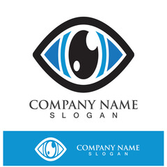 eye care vector logo design