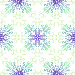 Fototapeta na wymiar Seamless pattern illustration flower abstract design art print 