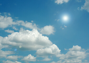 Cloudy sky background