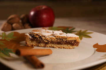 Delicious desserts on stylishly designed plates