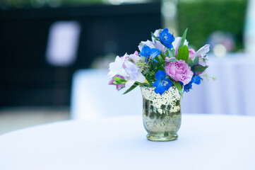 wedding themed floral arrangements 