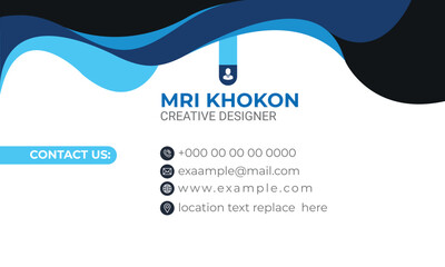 Abstract letterhead and business cards design