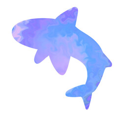 Shark Shadow Abstract