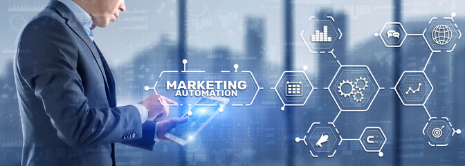 Marketing automation. Computer programs and technical solutions for automating the marketing...
