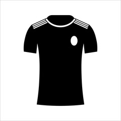 Football or soccer jersey icon. vector illustration on white background