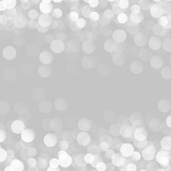 Glitter vintage lights background.
colors gray, blue and gold.
illustration. 