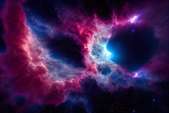 Magnificent Nebula in Deep Space © Imagination