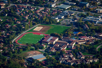 Le Sappey en Chartreuse 10 2022 view of the Grenoble valley from Fort Saint Eynard
